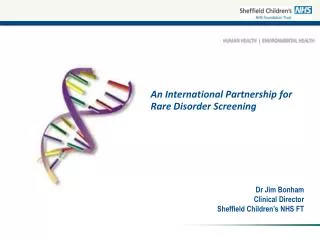 An International Partnership for Rare Disorder Screening