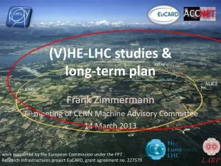 (V)HE-LHC studies &amp; long-term plan