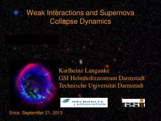 Weak Interactions and Supernova Collapse Dynamics