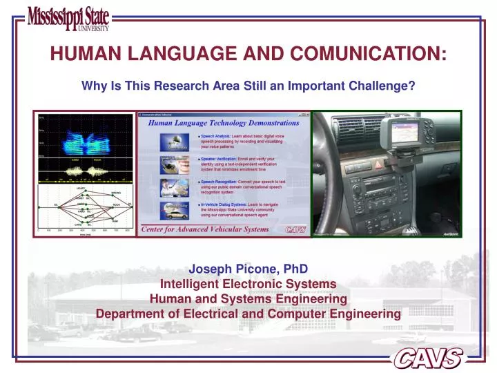 human language and comunication