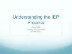 Understanding the IEP Process
