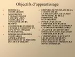 Objectifs d’apprentissage - slide 1