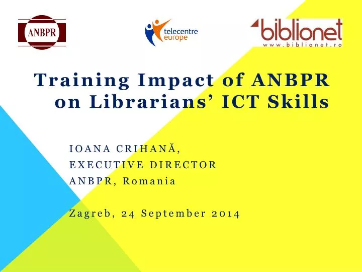 training impact of anbpr on librarians ict skills