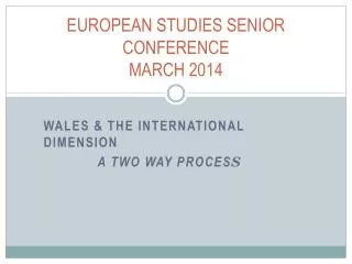 european studies senior conference march 2014