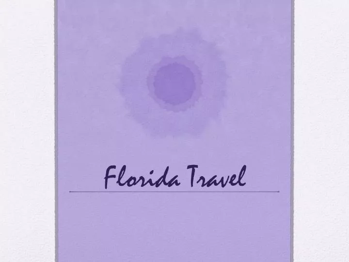 florida travel