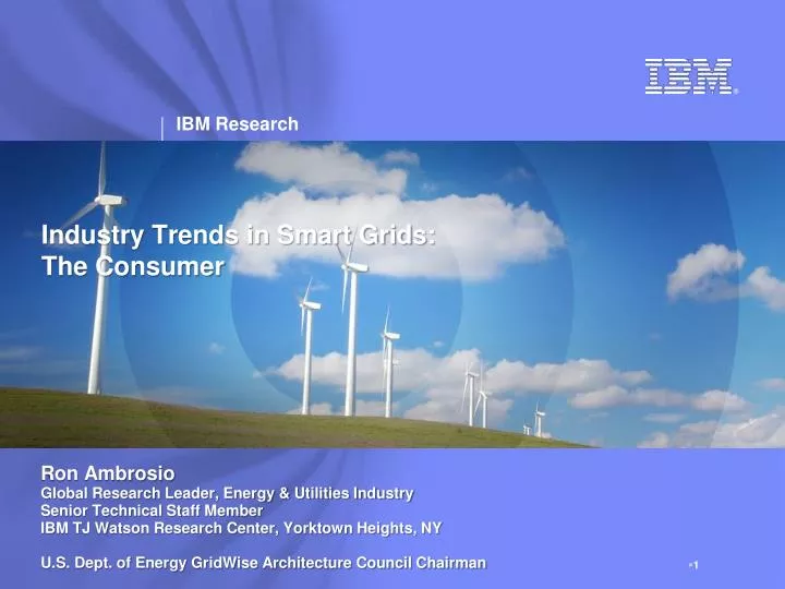 industry trends in smart grids the consumer