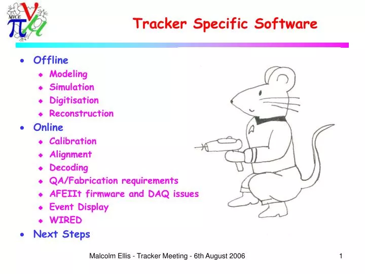 tracker specific software