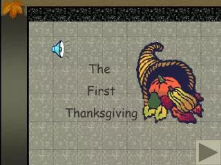 The First Thanksgiving