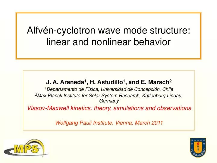 alfv n cyclotron w ave mode structure linear and nonlinear behavior