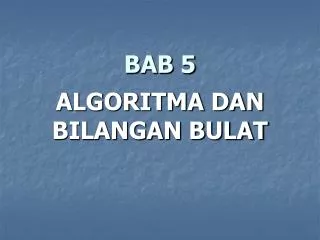 bab 5