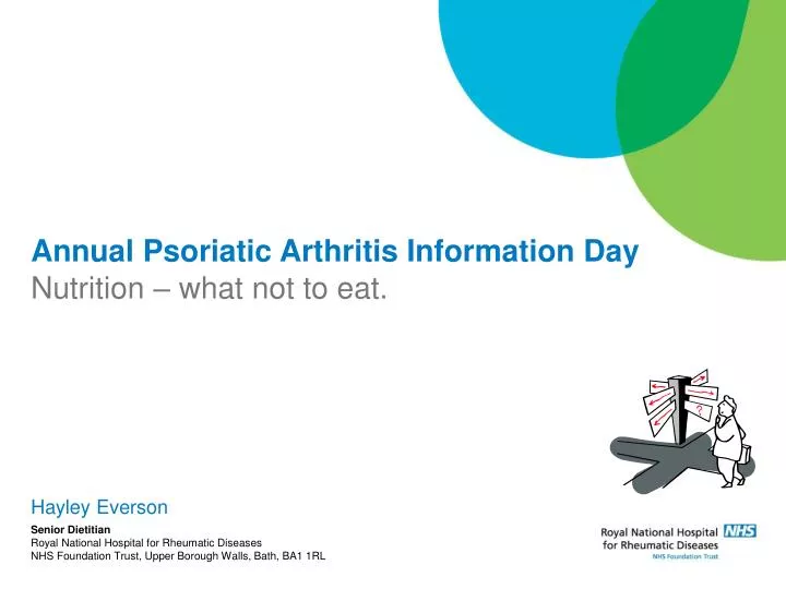 annual psoriatic arthritis information day