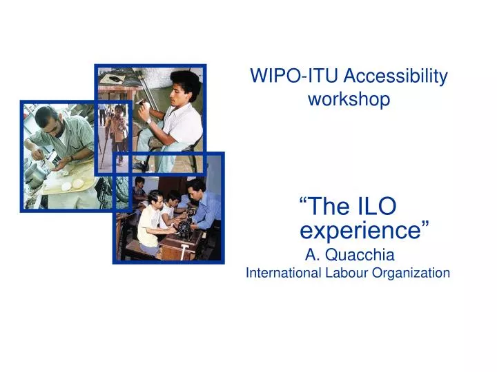 wipo itu accessibility workshop