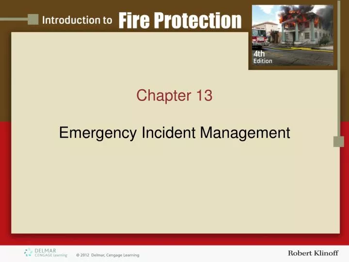 chapter 13 emergency incident management