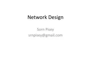 network design