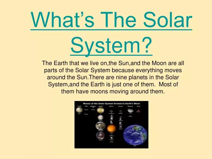 what s the solar system