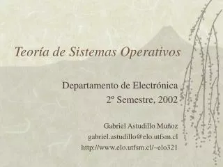 teor a de sistemas operativos