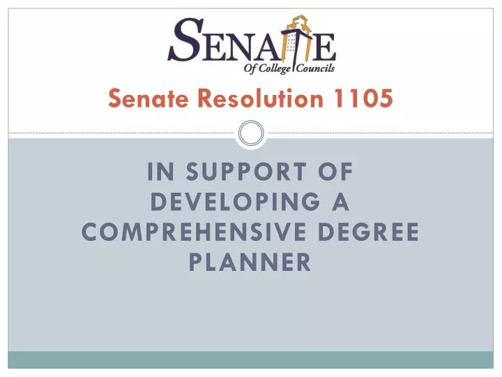 senate resolution 1105