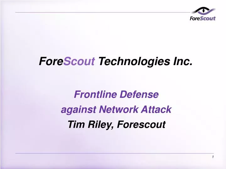 fore scout technologies inc