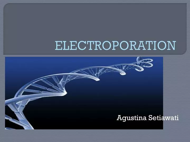 electroporation