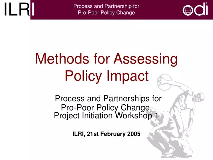 methods for assessing policy impact