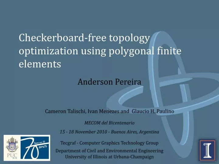 checkerboard free topology optimization using polygonal finite elements