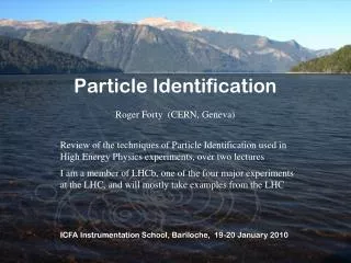 Particle Identification