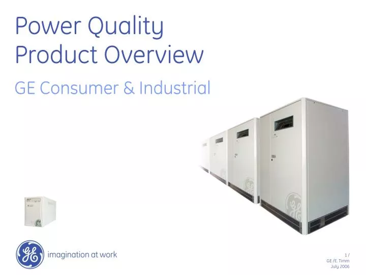 power quality product overview