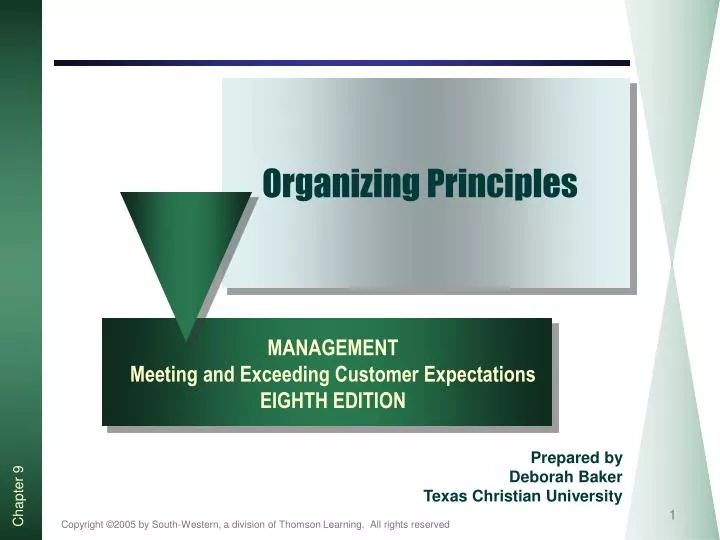 organizing principles