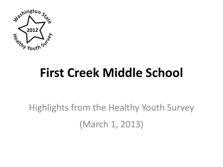 first creek middle school