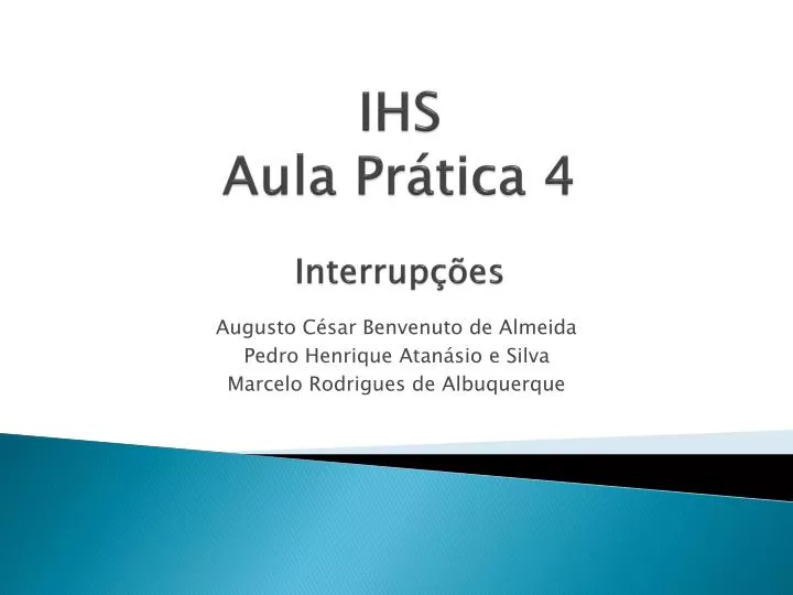 ihs aula pr tica 4 interrup es