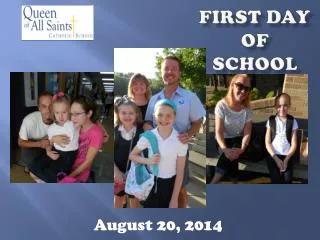 first day of school