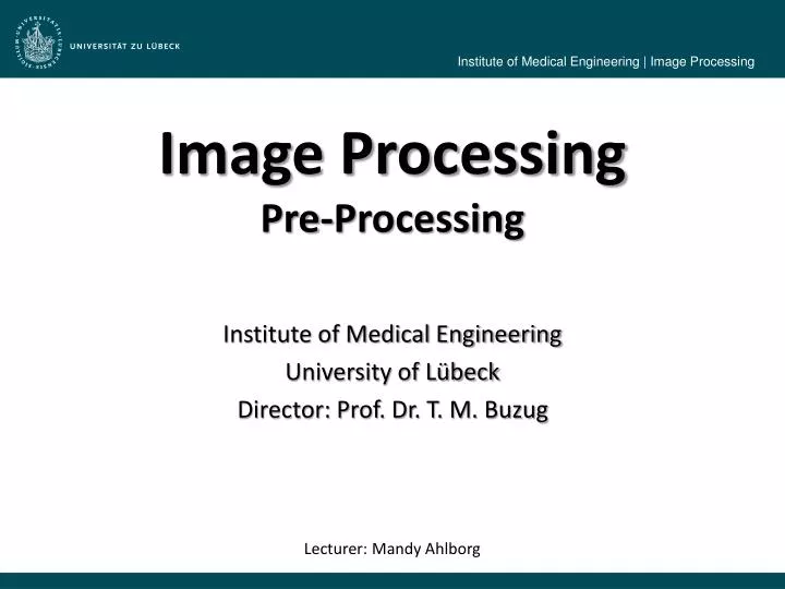 image processing pre processing