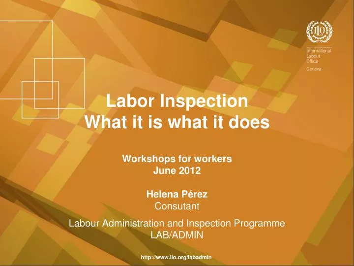 labor inspection what it is what it does