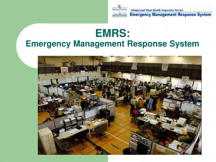 emrs emergency management response system