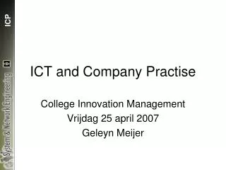 ICT and Company Practise