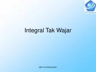 integral tak wajar