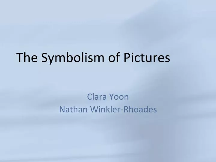 the symbolism of pictures
