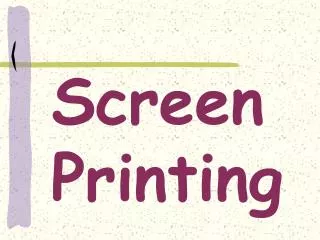 BOLD Screen Printing