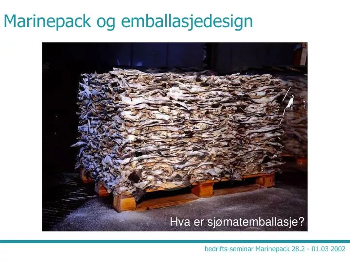 marinepack og emballasjedesign