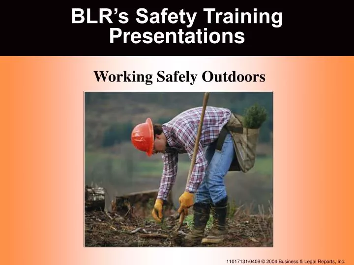 blr s safety training presentations