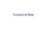 Funzioni di Rete - slide 1