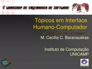 t picos em interface humano computador