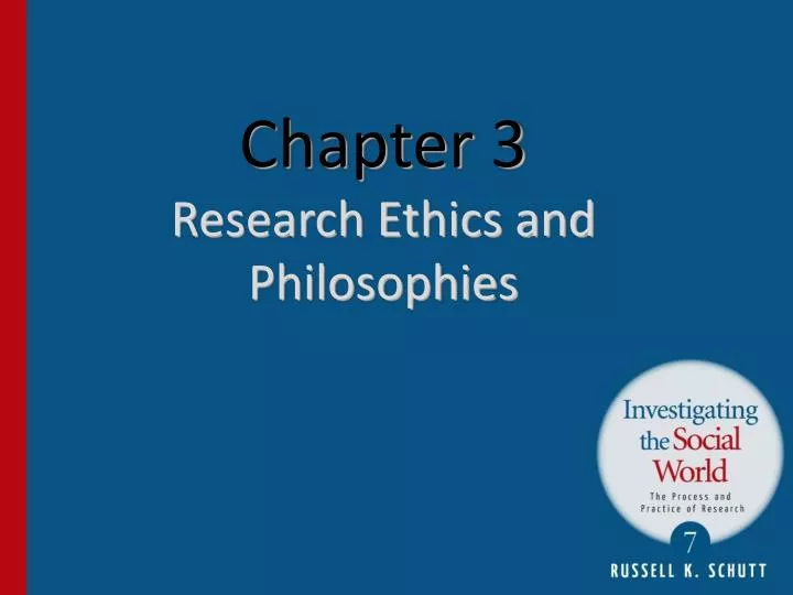 chapter 3 research ethics and philosophies