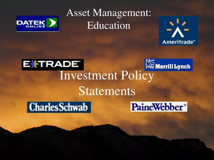 asset management education
