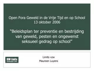 limits vzw maureen luyens