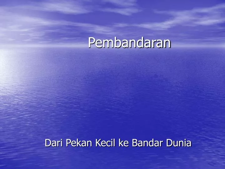 pembandaran