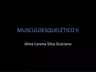 musculoesquel tico ii