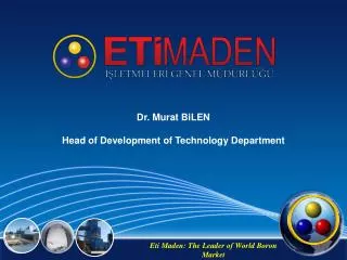 Eti Maden: The Leader of World Boron Market