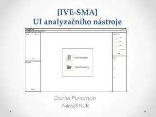 ive sma ui analyza n ho n stroje