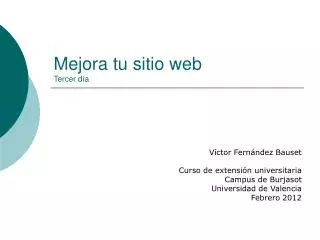 mejora tu sitio web tercer d a
